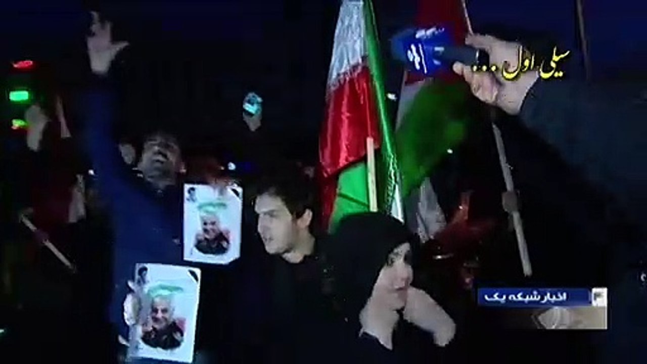 Iraner feiern Raketenangriffe im Irak