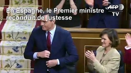 Espagne: le socialiste Pedro Sanchez se maintient au pouvoir