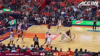 Virginia Tech vs. Syracuse Men_s Basketball Highlight 2020