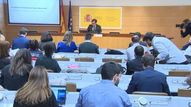 Presentación del programa de financiación del Tesoro Público