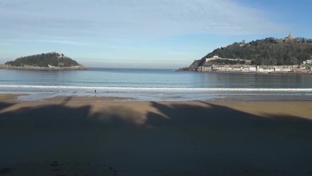 Tiempo apacible y temperaturas suaves en San Sebastián