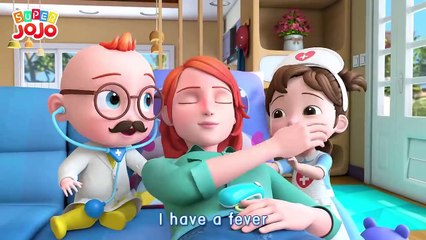 Mommy Got Sick - Doctor Song - Super JoJo  & Kids Songs