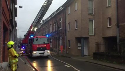 Incendie rue Charles Lamquet à Namur