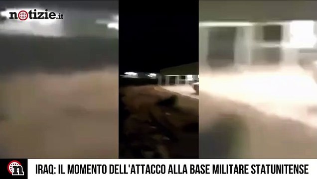 Iran attacca Usa: il momento esatto del raid in Iraq alla base militare | Notizie.it