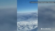Clouds race over the Northern Presidential mountains