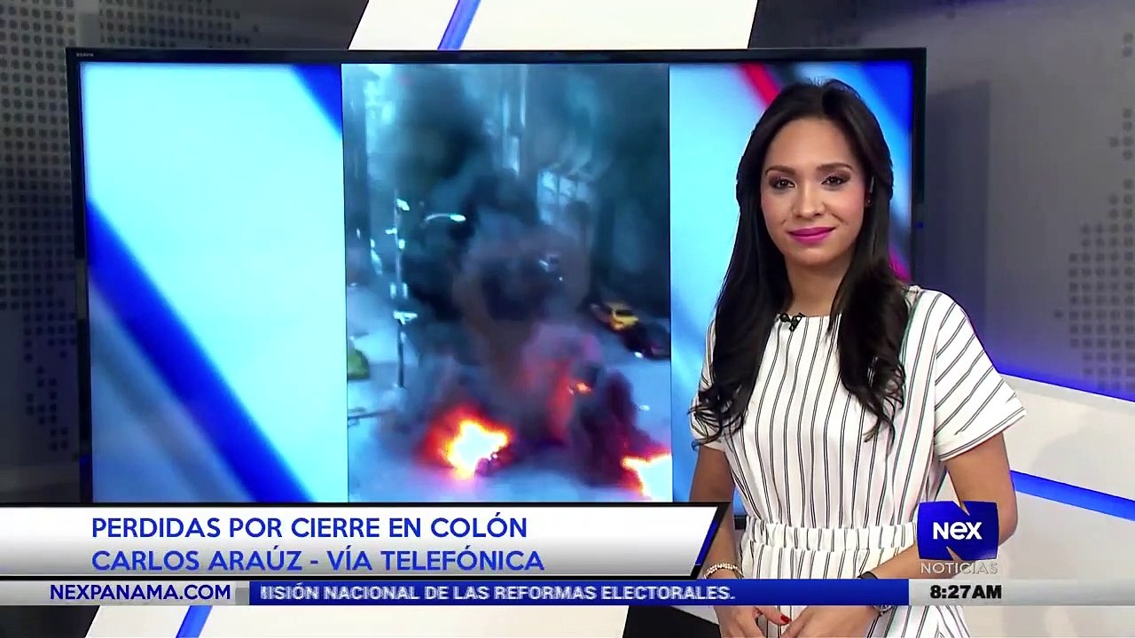 Grandes pérdidas por protesta de desempleados en Colón  - Nex Noticias