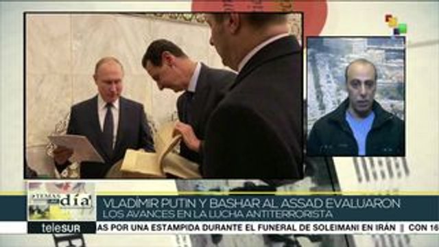 Putin visita Siria para reunión con Al Assad y felicitar tropas rusas