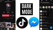 Tiktok, Messenger & Telegram Dark Mode :How to Enable DARK MODE on Tiktok ,messenger & Telegram 2020