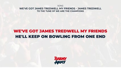 We've got James Tredwell my friends - James Tredwell