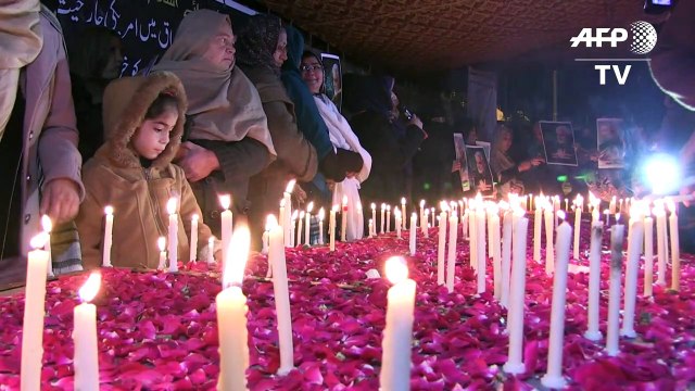Pakistani Shiite Muslim women hold candlelight vigil for slain Iranian commander Soleimani