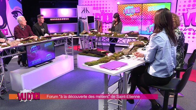 Bonne Année avec toute l'équipe de Vu d'Ici ! Catherine Garnier vous parle cette semaine du Forum A la découverte des métiers de Saint-Etienne et d'une conférence Est-il nécessaire de manger bio et local ?