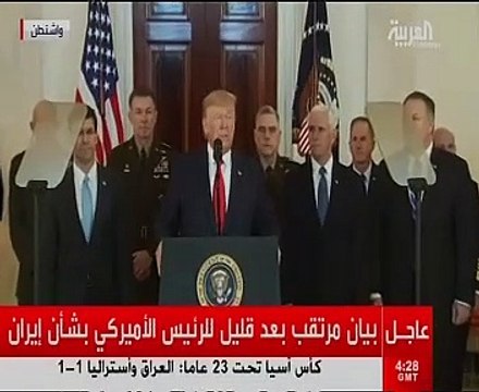 ترامب: لا توجد إصابات فى الهجوم إيران ولن نسمح لها بامتلاك سلاح نووى