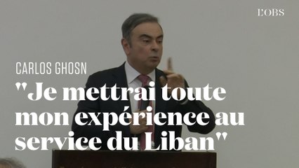 Carlos Ghosn se dit "prêt" à "mettre son expérience" au service du Liban