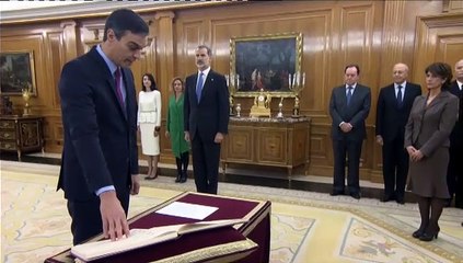 El Rey a Sánchez tras prometer el cargo: "Ha sido rápido, simple y sin dolor... El dolor viene después"