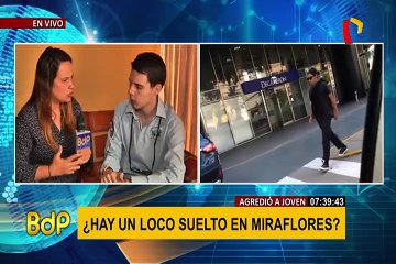 Ciudadano italiano agredido en Miraflores revela detalles de brutal ataque