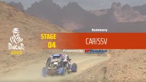 Dakar 2020 - Stage 4 (Neom / Al Ula) - Car/SSV Summary