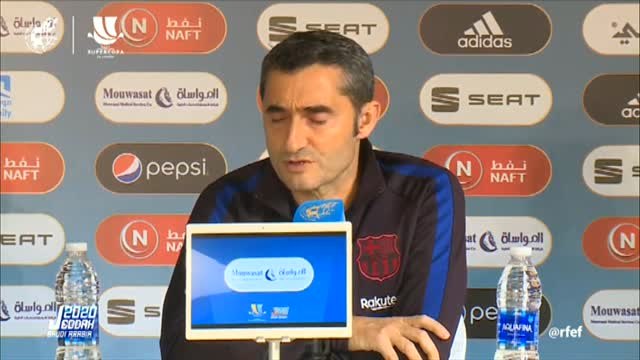 Valverde: De momento solo tenemos un partido y es el de mañana