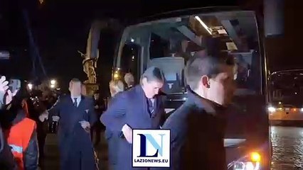 L'arrivo della Lazio a Castel Sant'Angelo