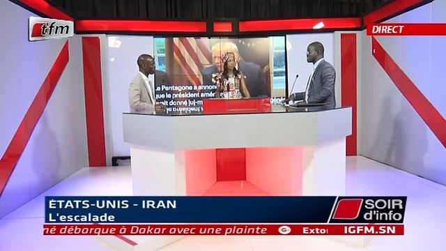 SOIR D'INFO - Français - Invité : ALY FARY NDIAYE - Pr : NDEYE ARAME TOURÉ - 08 Janvier 2020