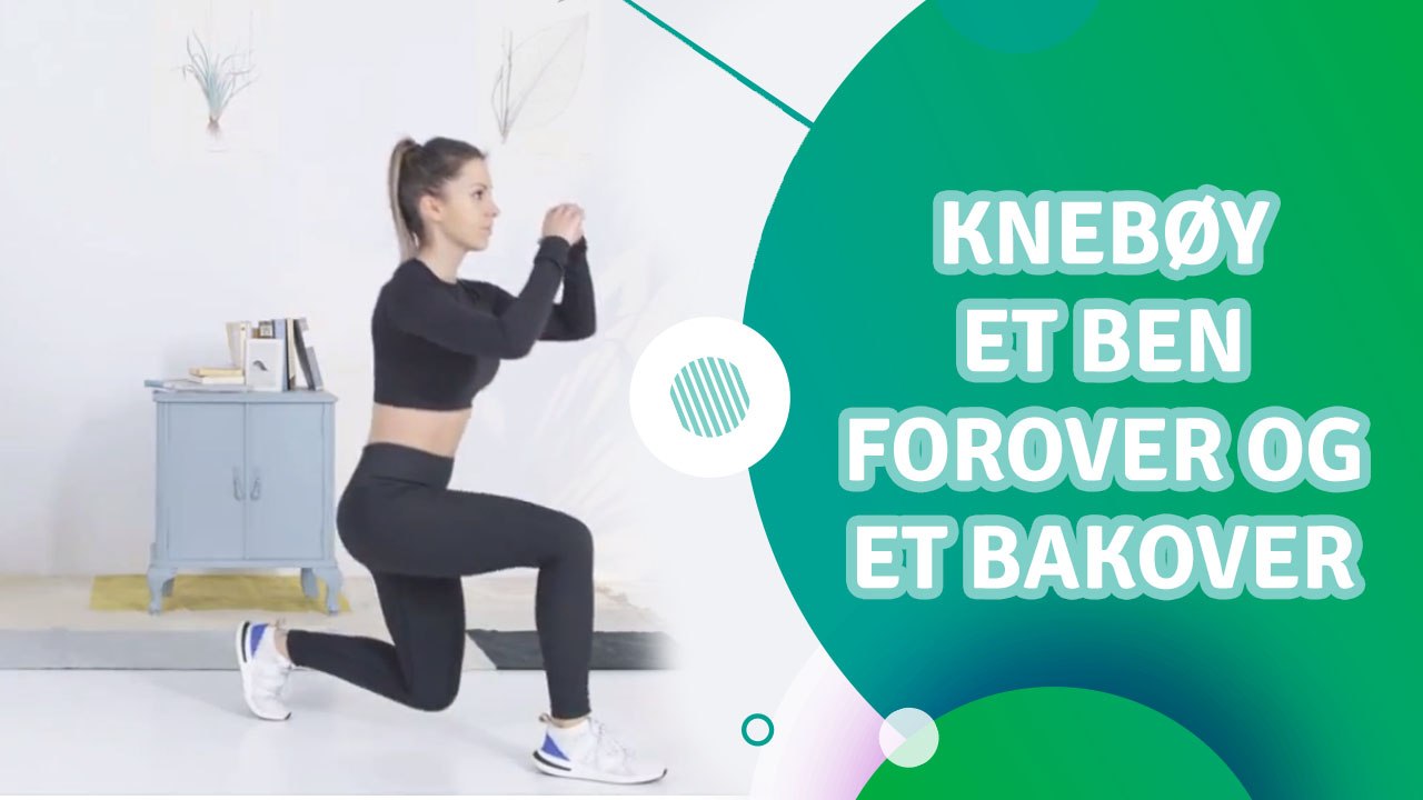 Knebøy, et ben forover og et bakover - Trenings Glede
