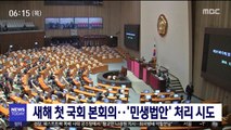 새해 첫 국회 본회의…'민생법안' 처리 시도