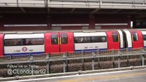 London Underground Jubilee Line, DLR and Buses at West Ham Station - March 2019