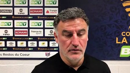 C. Galtier : "Toujours en lice dans les deux coupes"