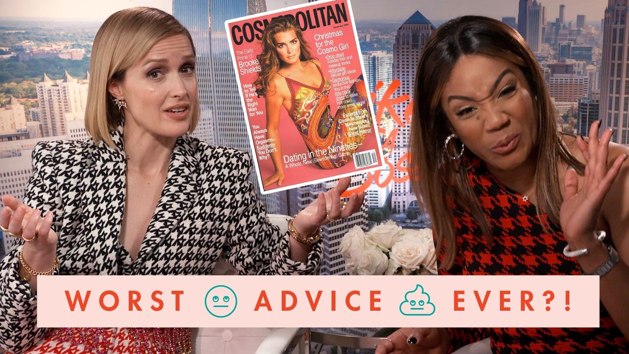 Tiffany Haddish and Rose Byrne Roast Old Cosmo Dating Advice 