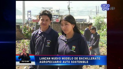 Presidente Moreno presentó nuevo bachillerato agropecuario