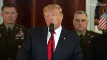 'We eliminated the world’s top terrorist,' Trump says as he imposes fresh sanctions on Iran