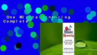 One Minute Mentoring Complete