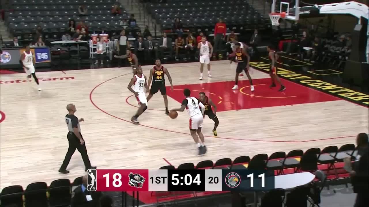 Cat Barber with 5 Steals vs. Erie BayHawks