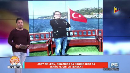 FIFIRAZZI: Joey de Leon, binatikos sa naging biro sa isang flight attendant
