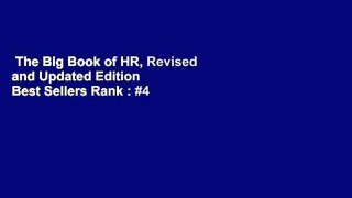 The Big Book of HR, Revised and Updated Edition  Best Sellers Rank : #4