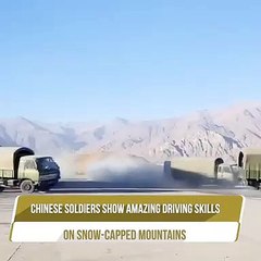 CHINISE ARMY DRIVING SKILLS