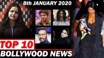 Top 10 Bollywood News - 8th Jan 2020  - JNU, Bigg Boss 13, Deepika Padukone, Akshay Kumar
