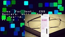 About For Books  CSS Secrets: Better Solutions to Everyday Web Design Problems  Review