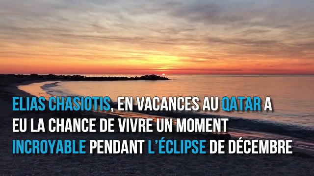 Il immortalise un lever du soleil en forme de « cornes du diable »