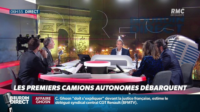 La chronique de Frédéric Simottel : Les premiers camions autonomes débarquent - 09/01