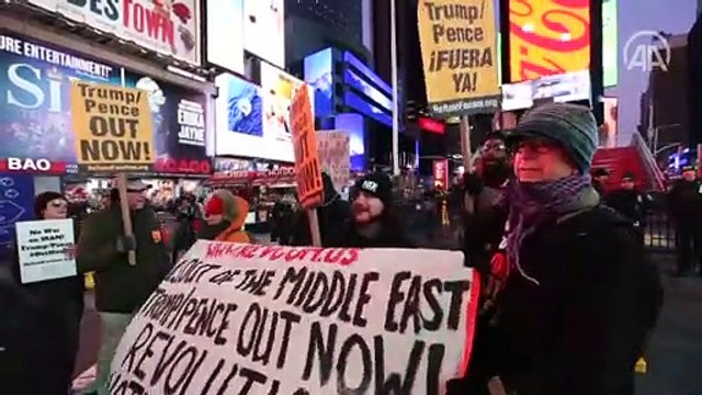 New York'ta 'savaşa hayır' protestosu