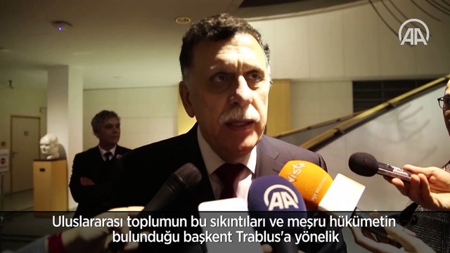 Libya UMH Başkanı Serrac AA'ya konuştu: Meşru hükümet olarak herhangi bir ülke ile mutabakat zaptı yapma hakkımız var