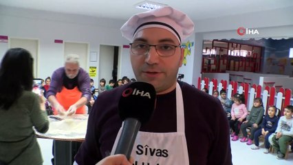 Yapımı zahmet isteyen, altı kişilik kol kuvveti ile yapılan 'Tel helvası'