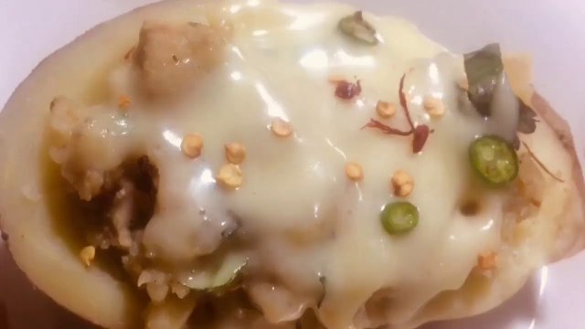 Chicken Stuffed Baked Potatoes Stuffed Baked Potatoes بیکیڈ آلو