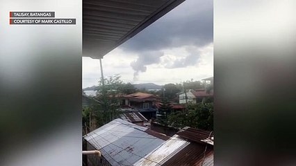 Taal Volcano spews ash