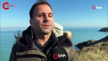 Marmara Denizi'nde  amatör kamerayla böyle görüntülendi