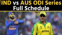 India vs Australia ODI Series Full Schedule: Venues & complete squads of ODI series| वनइंडिया हिंदी