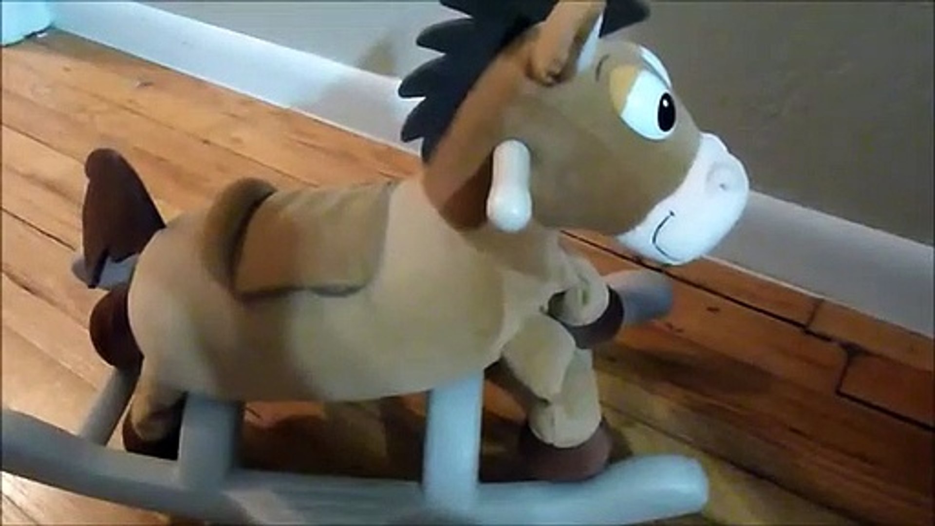 toy story bullseye rocking horse