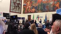 Salone del CONI, l'intervento del presidente Lotito