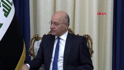 Bakan çavuşoğlu, ırak'ta berham salih ile görüştü