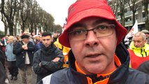 Grève du 9 janvier à Lorient. Près de 3 000 personnes ont défilé contre la réforme des retraites